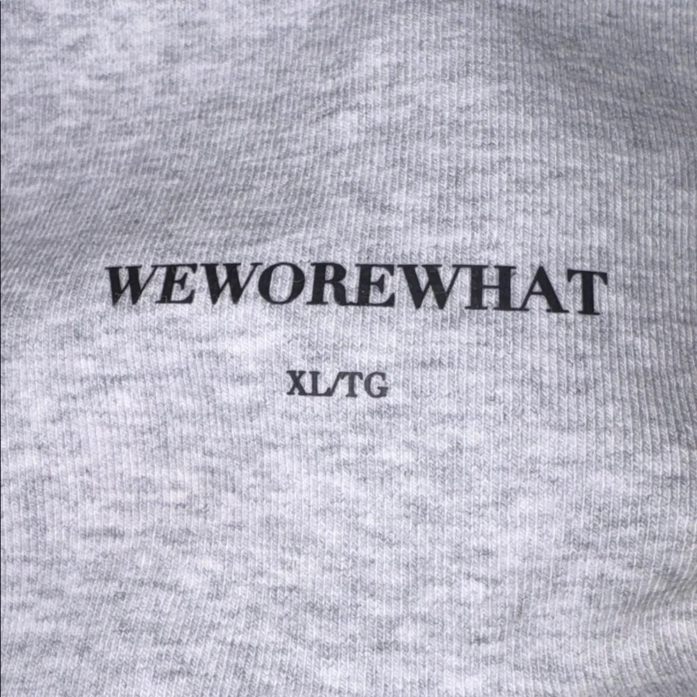 WEWOREWHAT BANDEAU BRA TOP Heather Grey